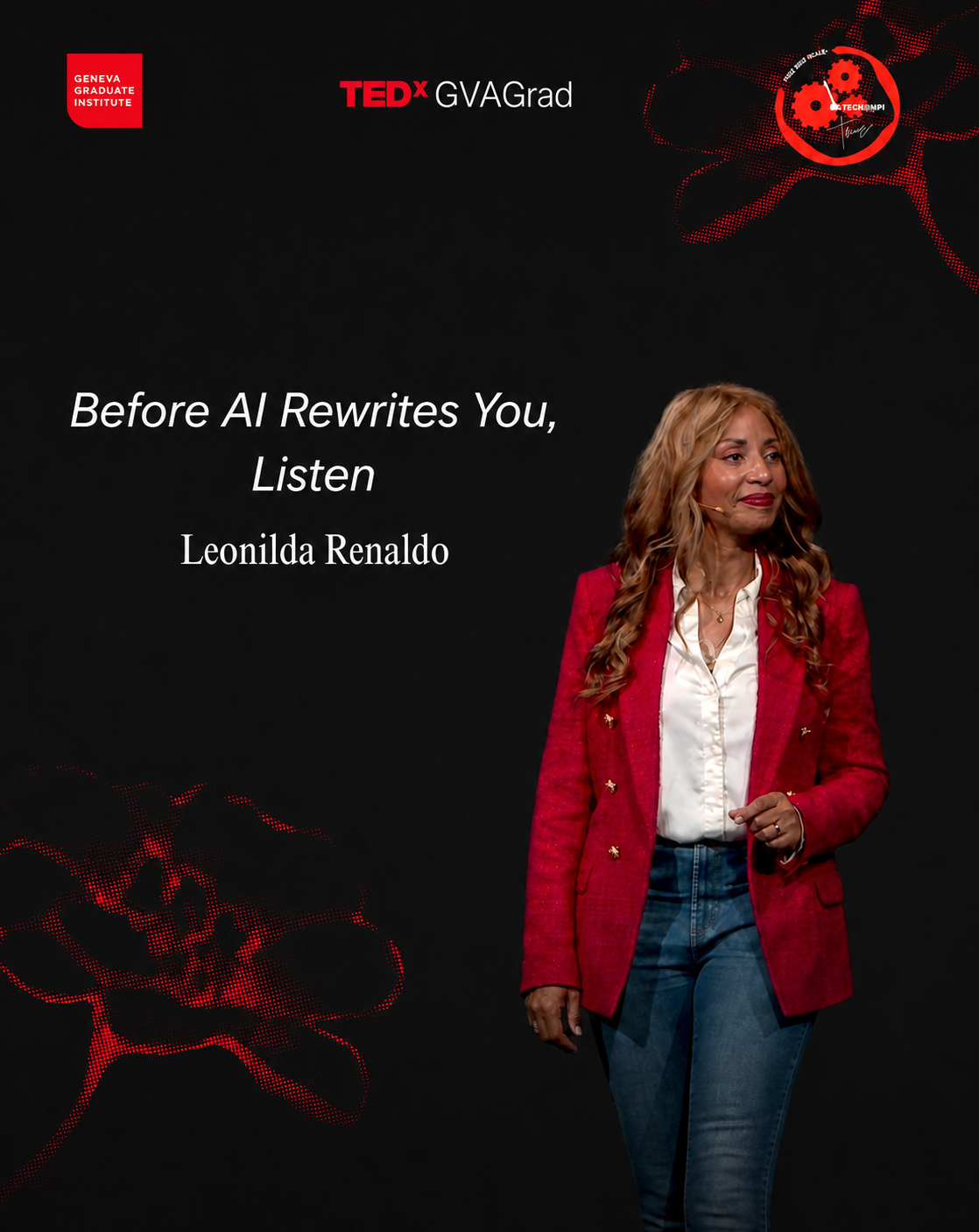 Leonilda Renaldo sur la scène TEDx